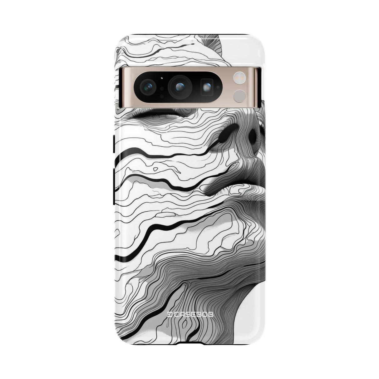 Topographic Serenity | Protective Phone Case for Google Pixel