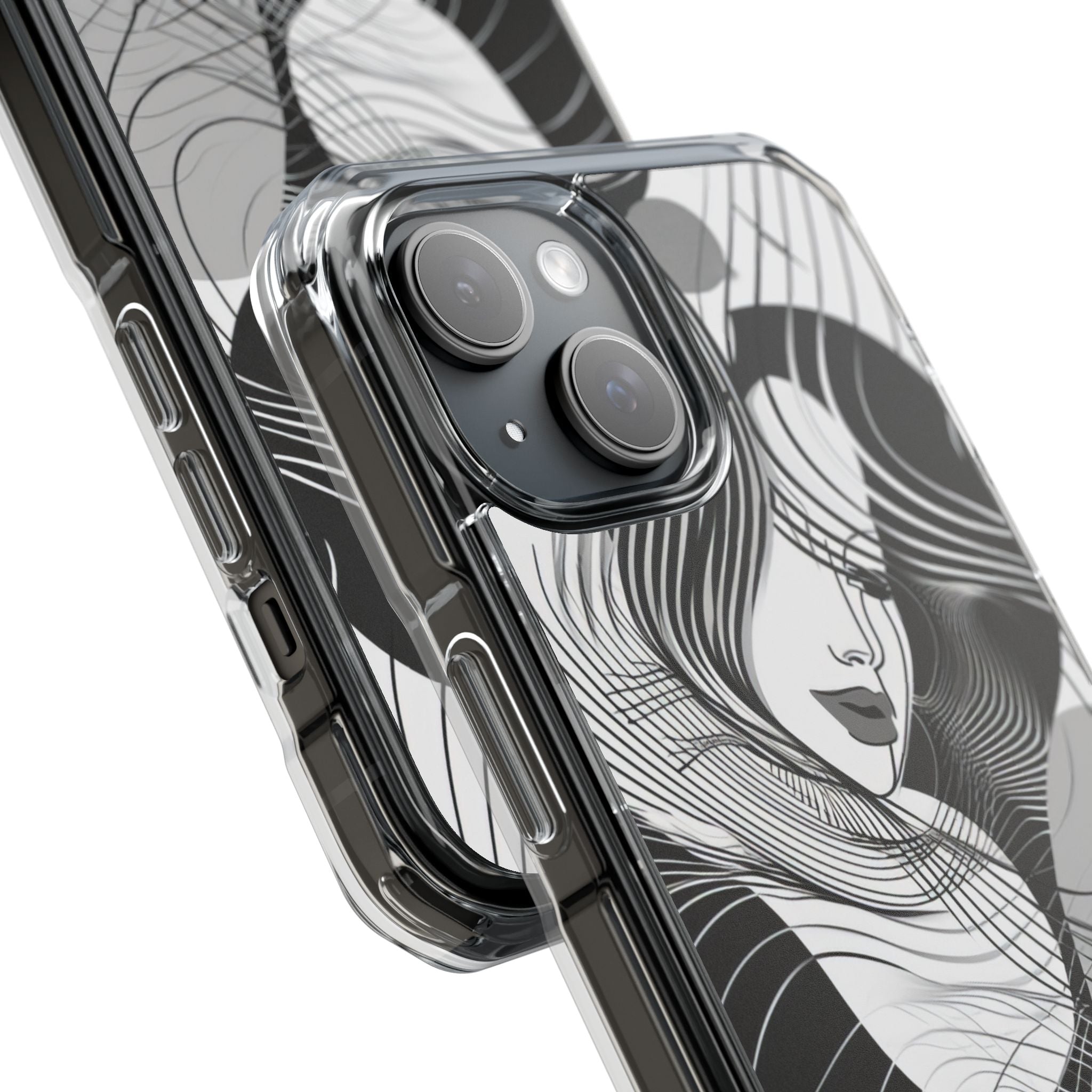 Fluid Noir Rhythm - Phone Case for iPhone