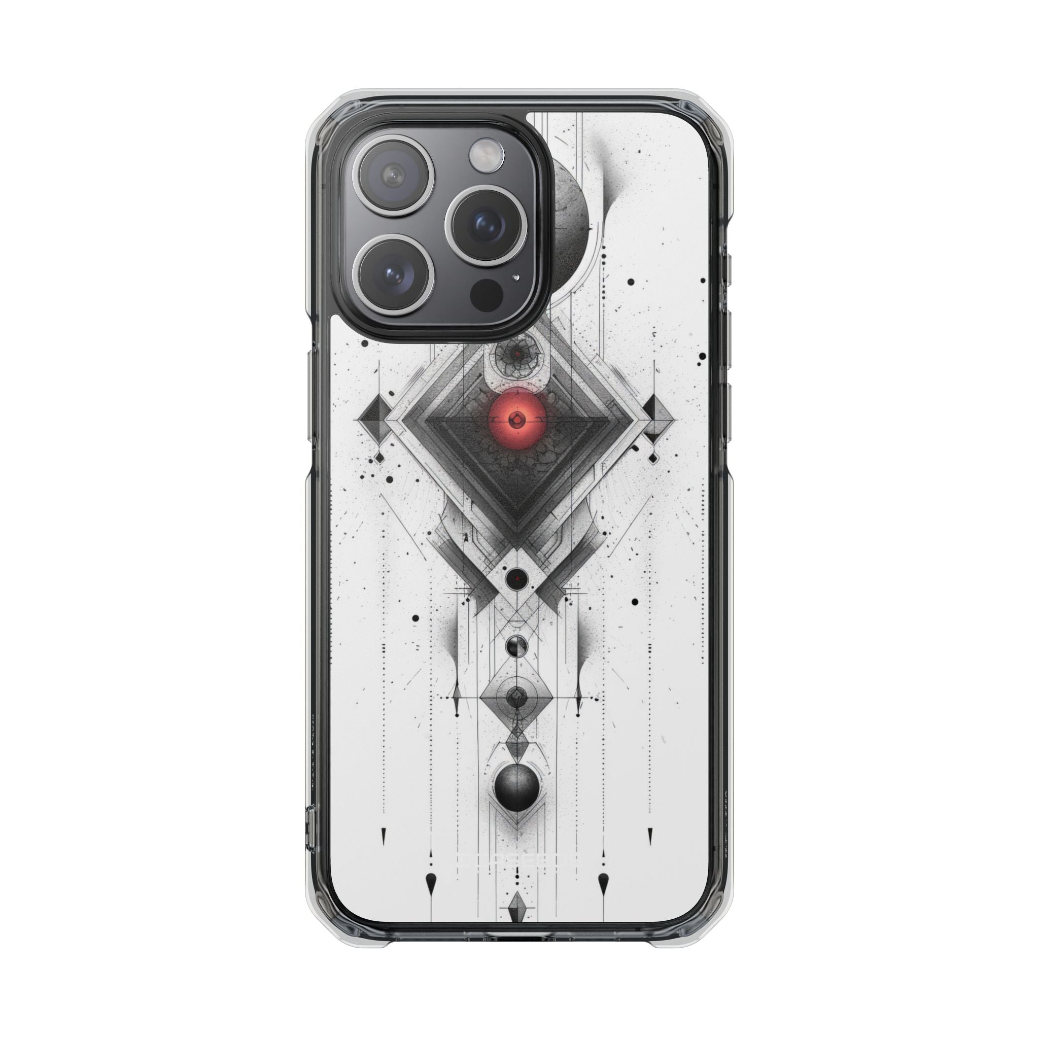 Red Geometry Harmony - Phone Case for iPhone