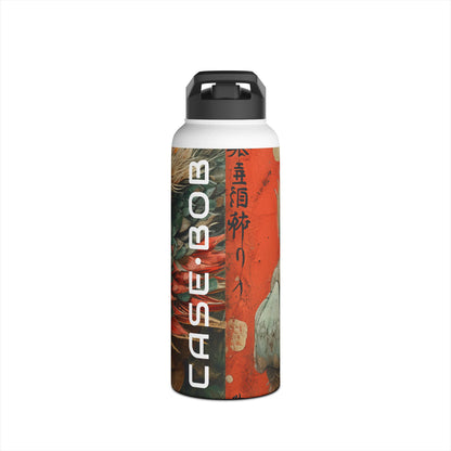 Dragon's Gaze Crimson - Stainless Steel Water Bottle