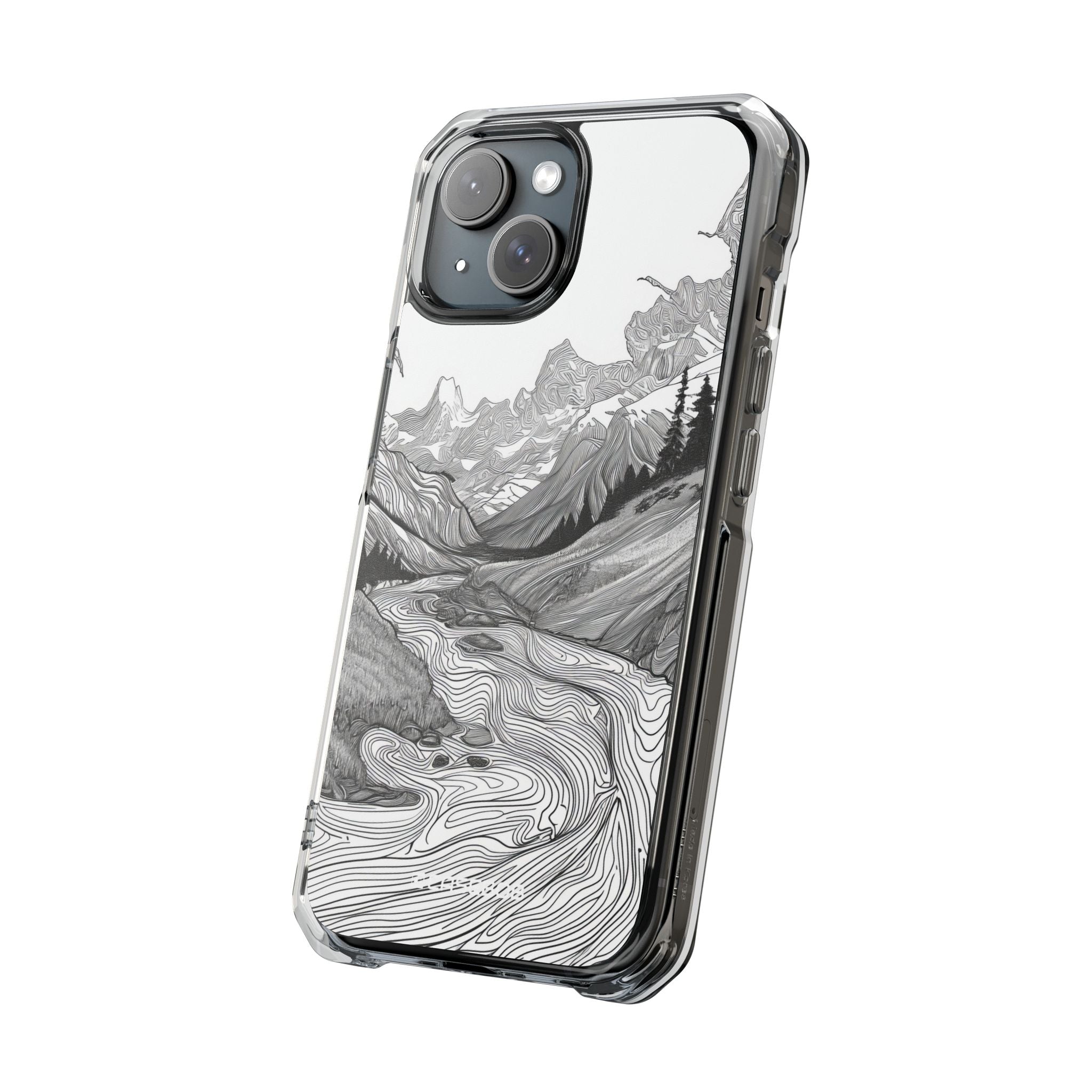 Monochrome Serenity - Phone Case for iPhone