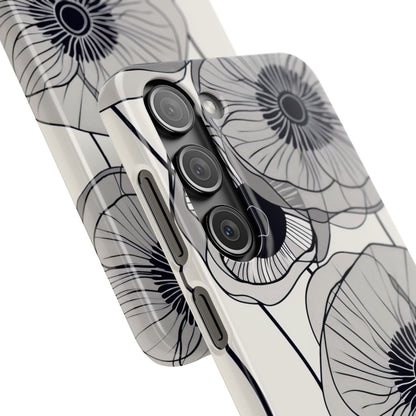 Modern Minimalist Flowers Samsung S23 - Slim Phone Case