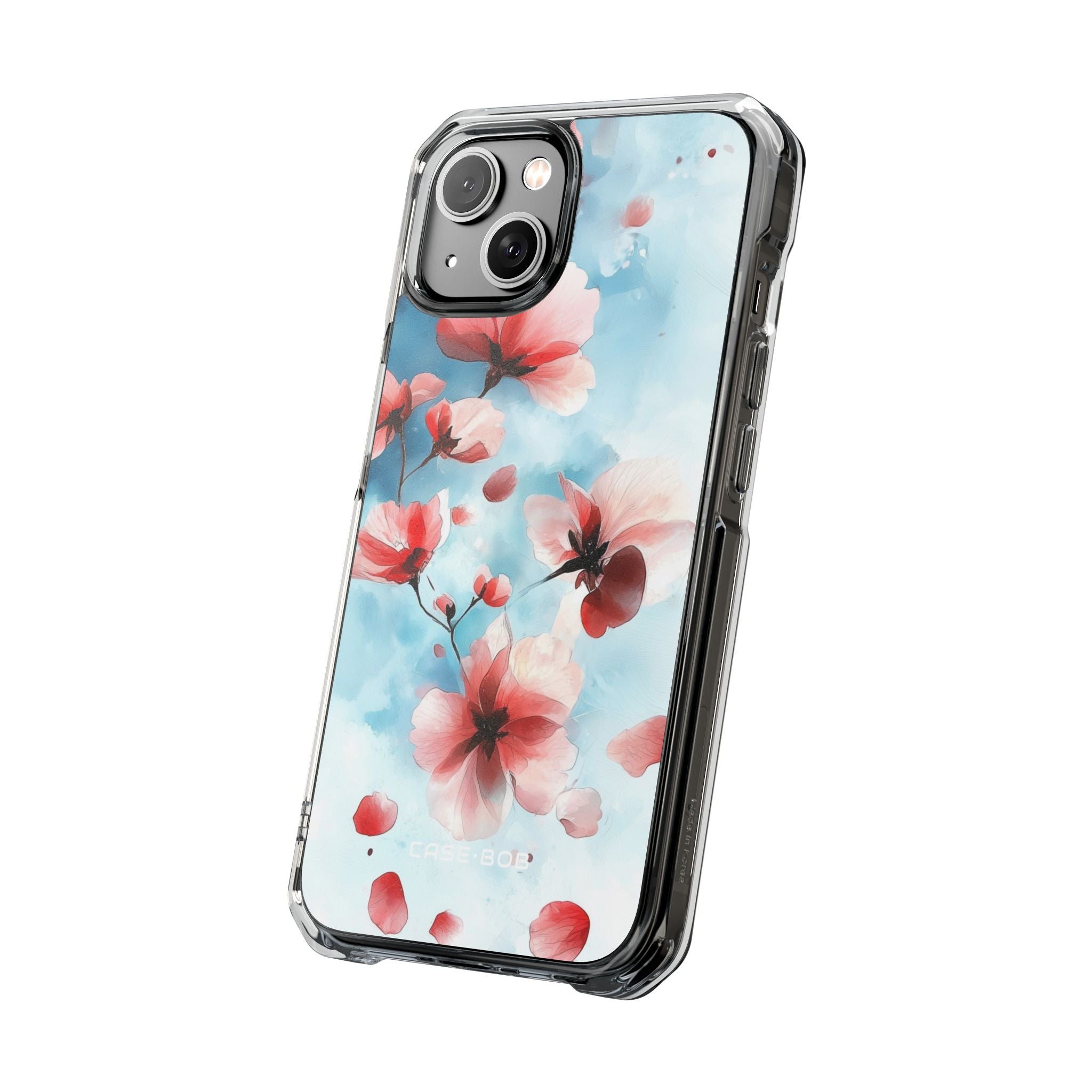 Pink Blossom Drift iPhone 14 Case - Impact