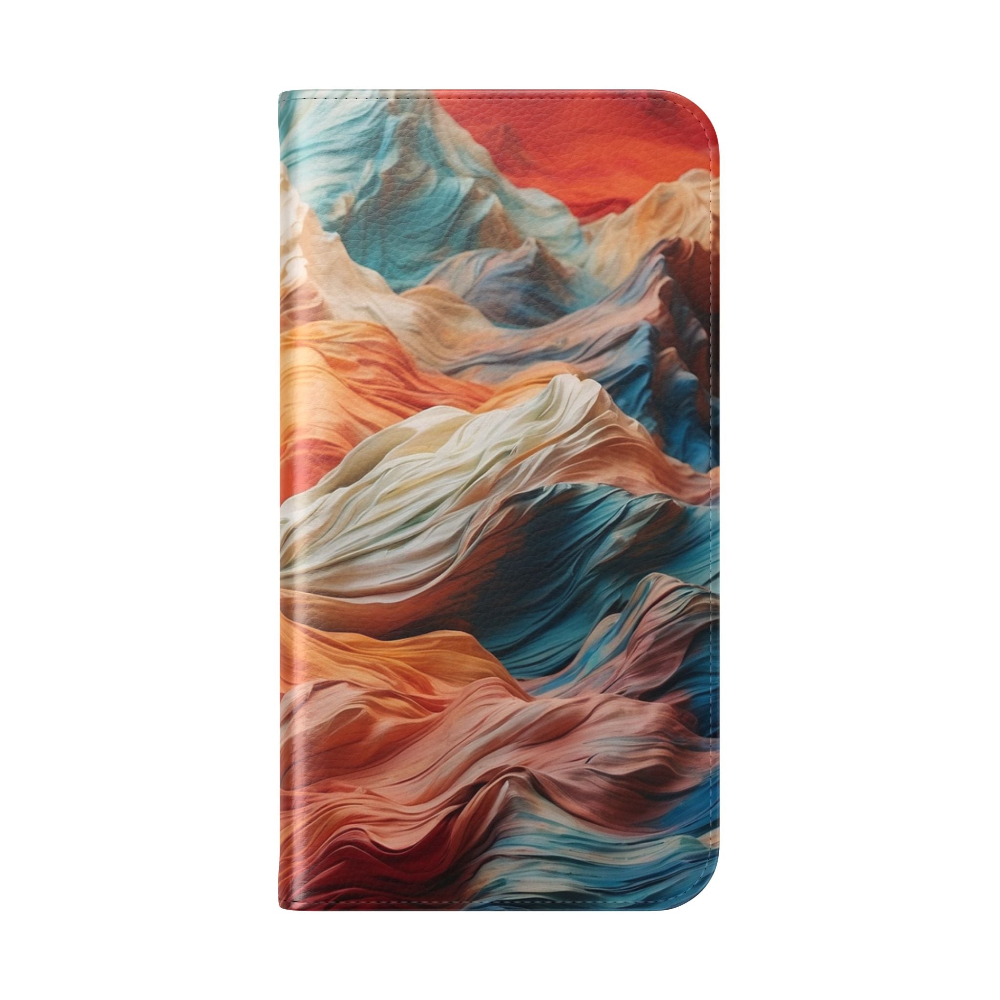 Fabric Peaks Sunset - iPhone 16 Max Case - Wallet