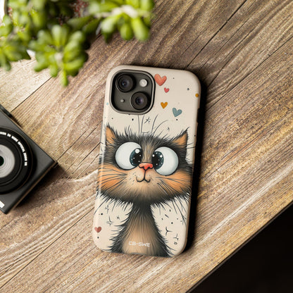 Whimsical Cat Smiles - iPhone Case