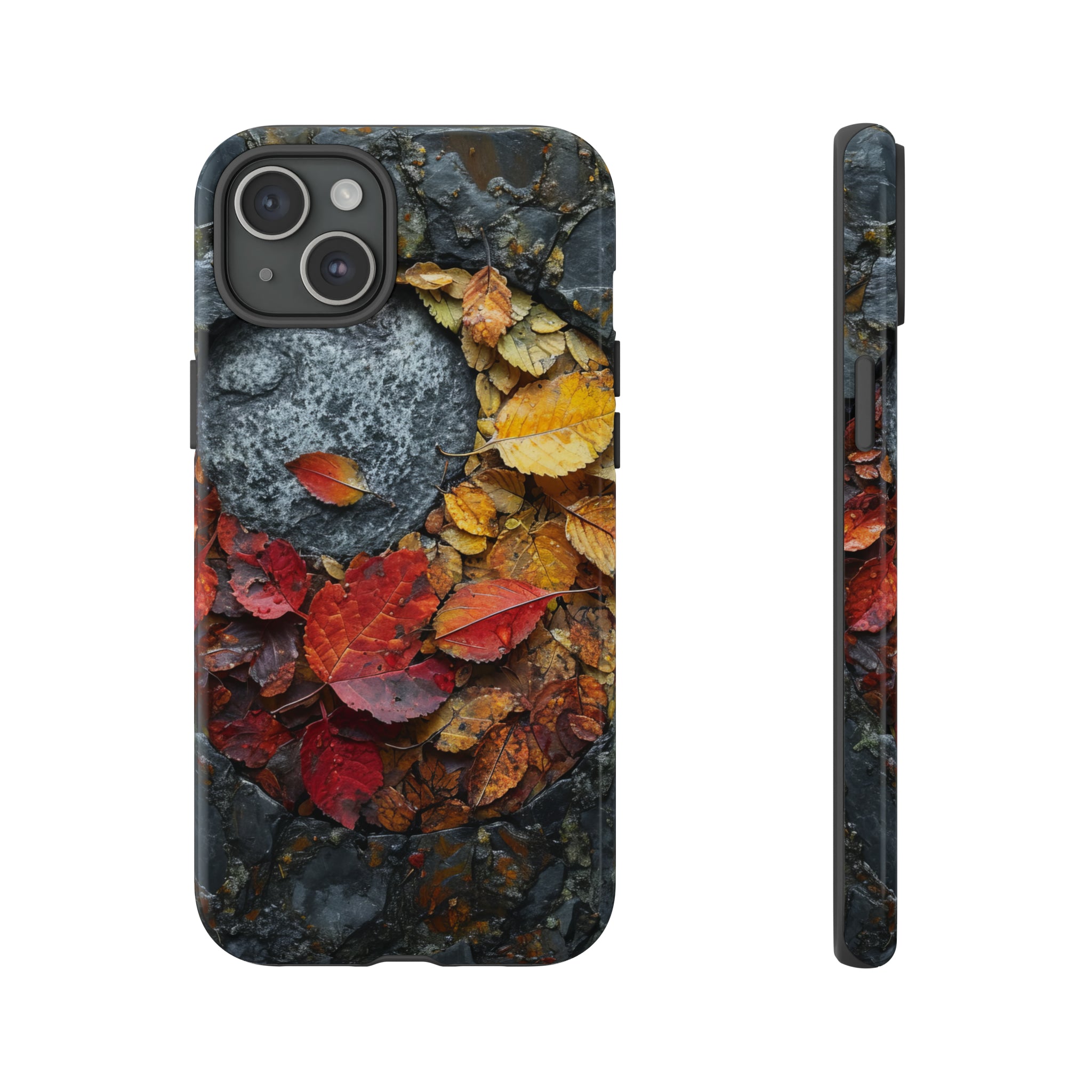 Autumn Peace Leaf Sign - Protective Phone Case