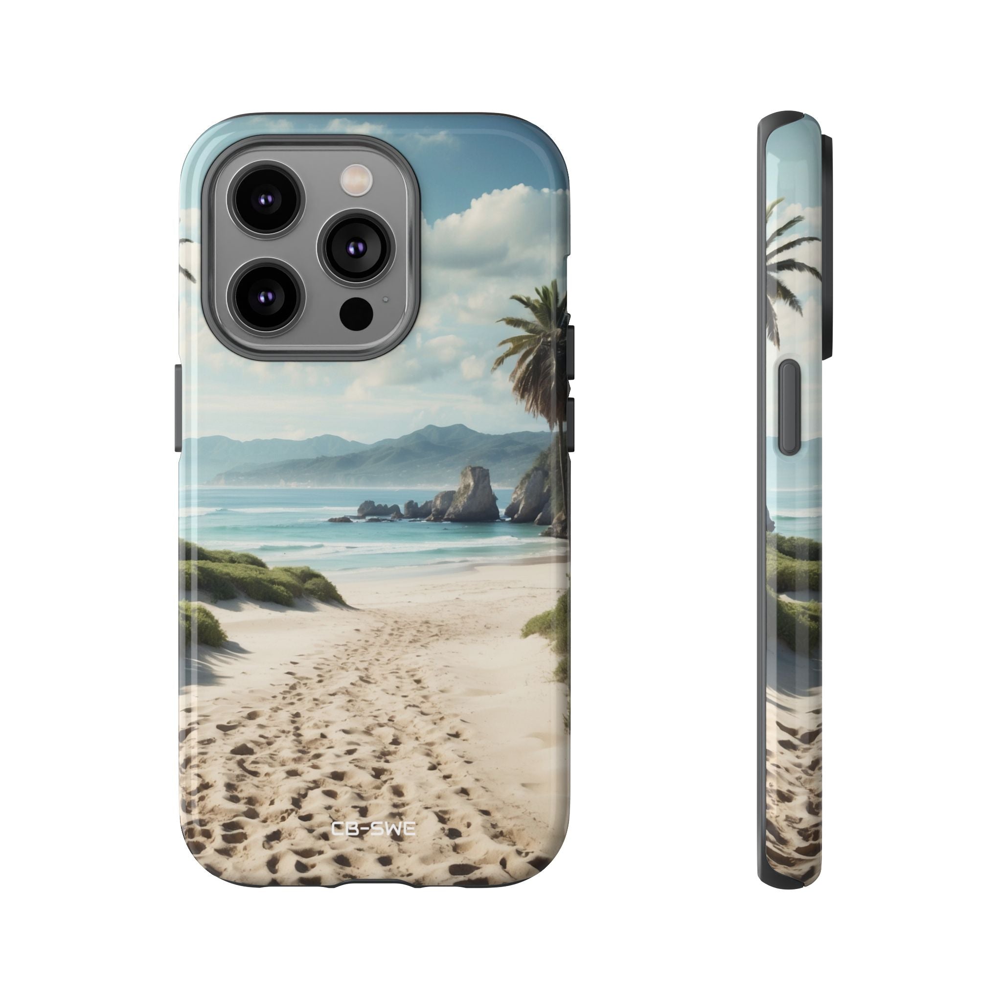 Footprints Trace Sand - iPhone Case