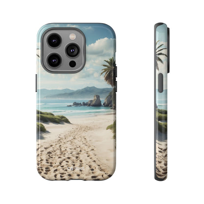 Footprints Trace Sand - iPhone Case