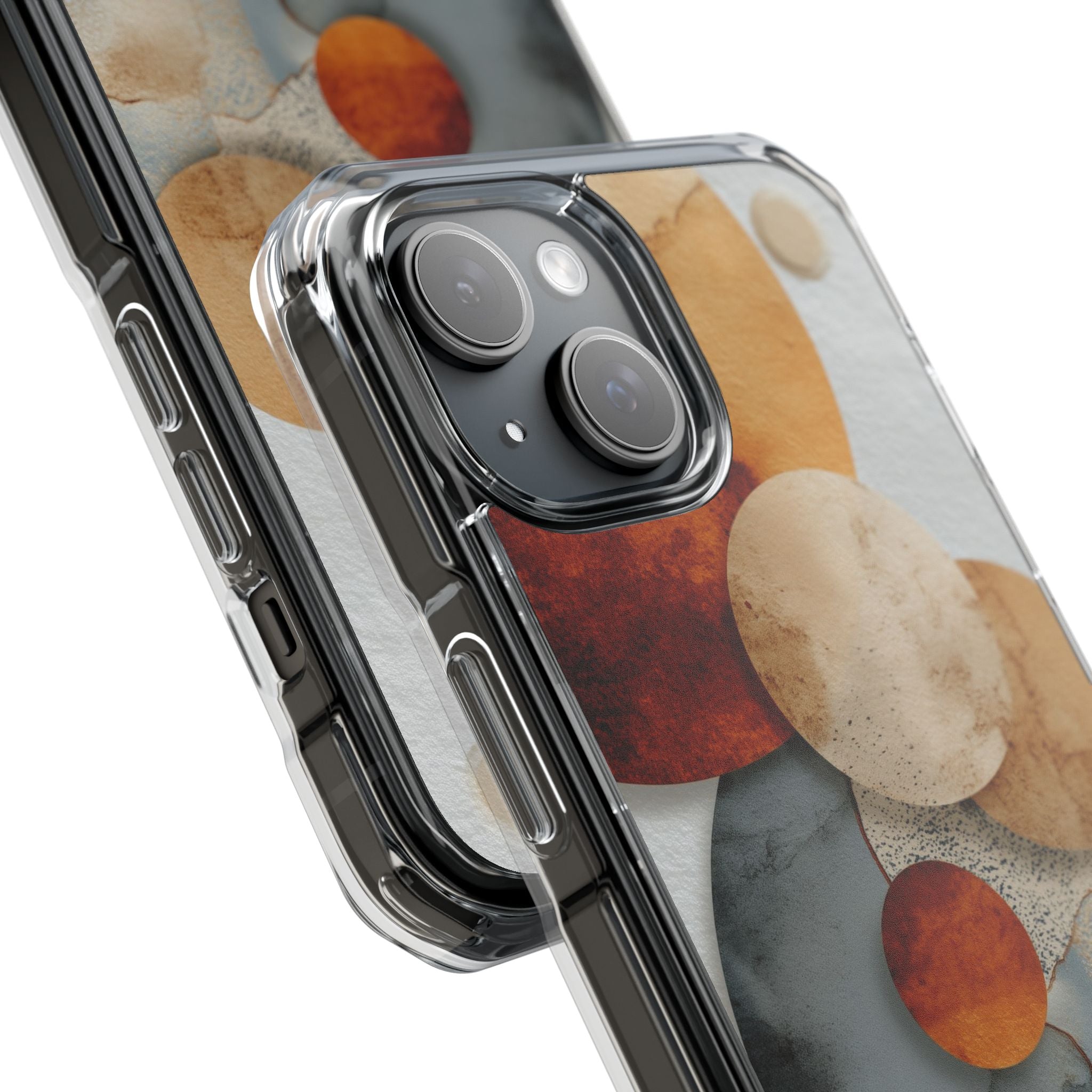 Circles Embrace Warmth iPhone Case - Impact