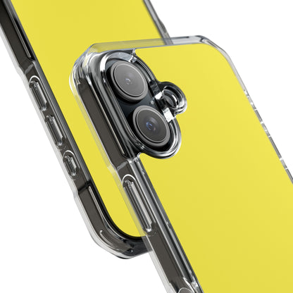 Lemon Yellow - Clear Impact iPhone 16 Phone Case