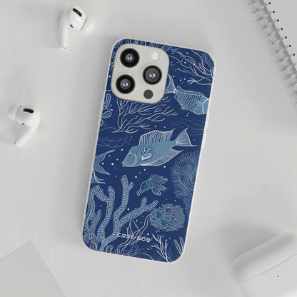 Navy Scale Reef iPhone 13 Pro - Soft