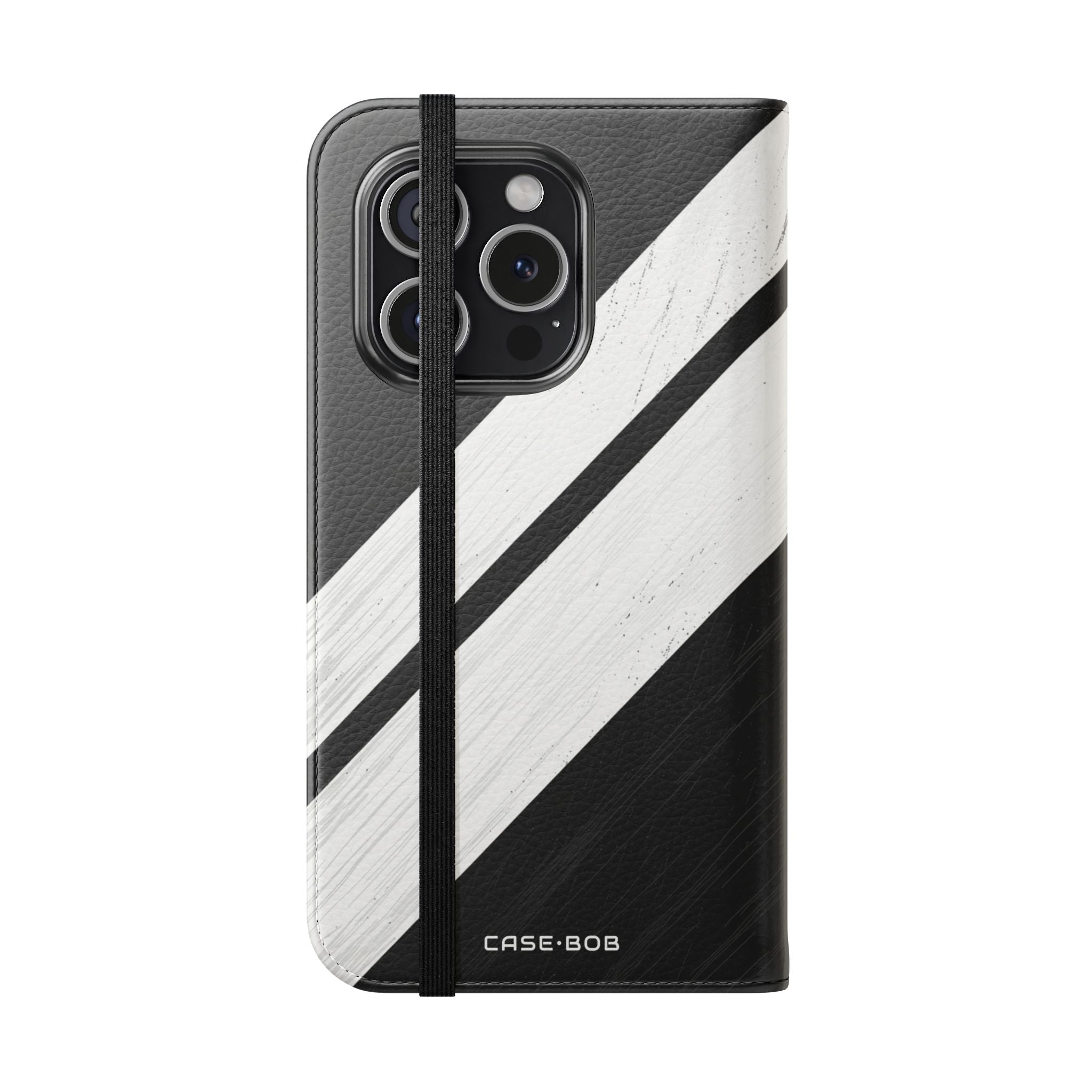 Striped Texture - iPhone 15 Pro Case - Wallet