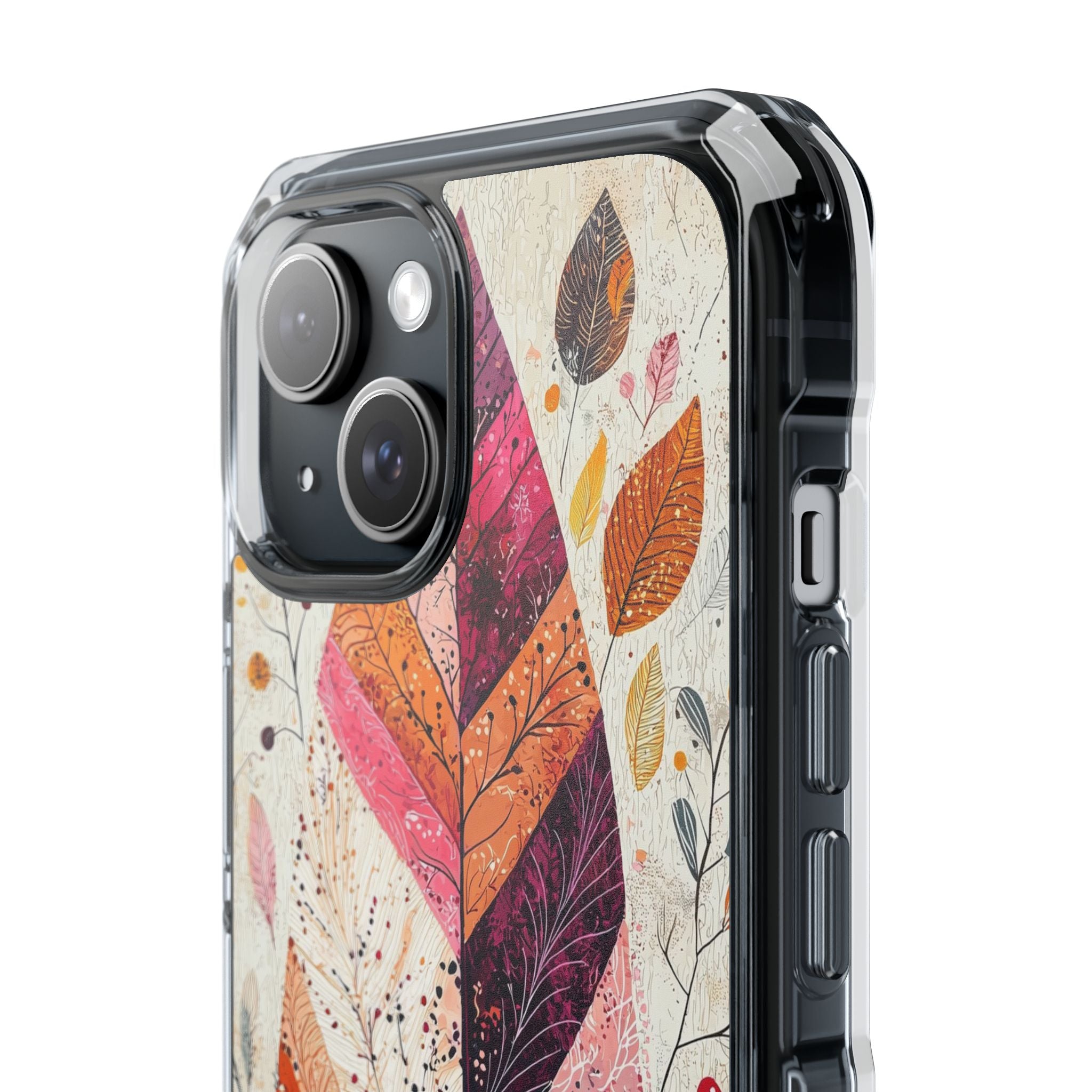 Vibrant Leaves Dance iPhone Case - Impact