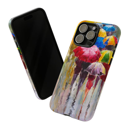 Oil Painting - Rainy Day - Protective Phone Case