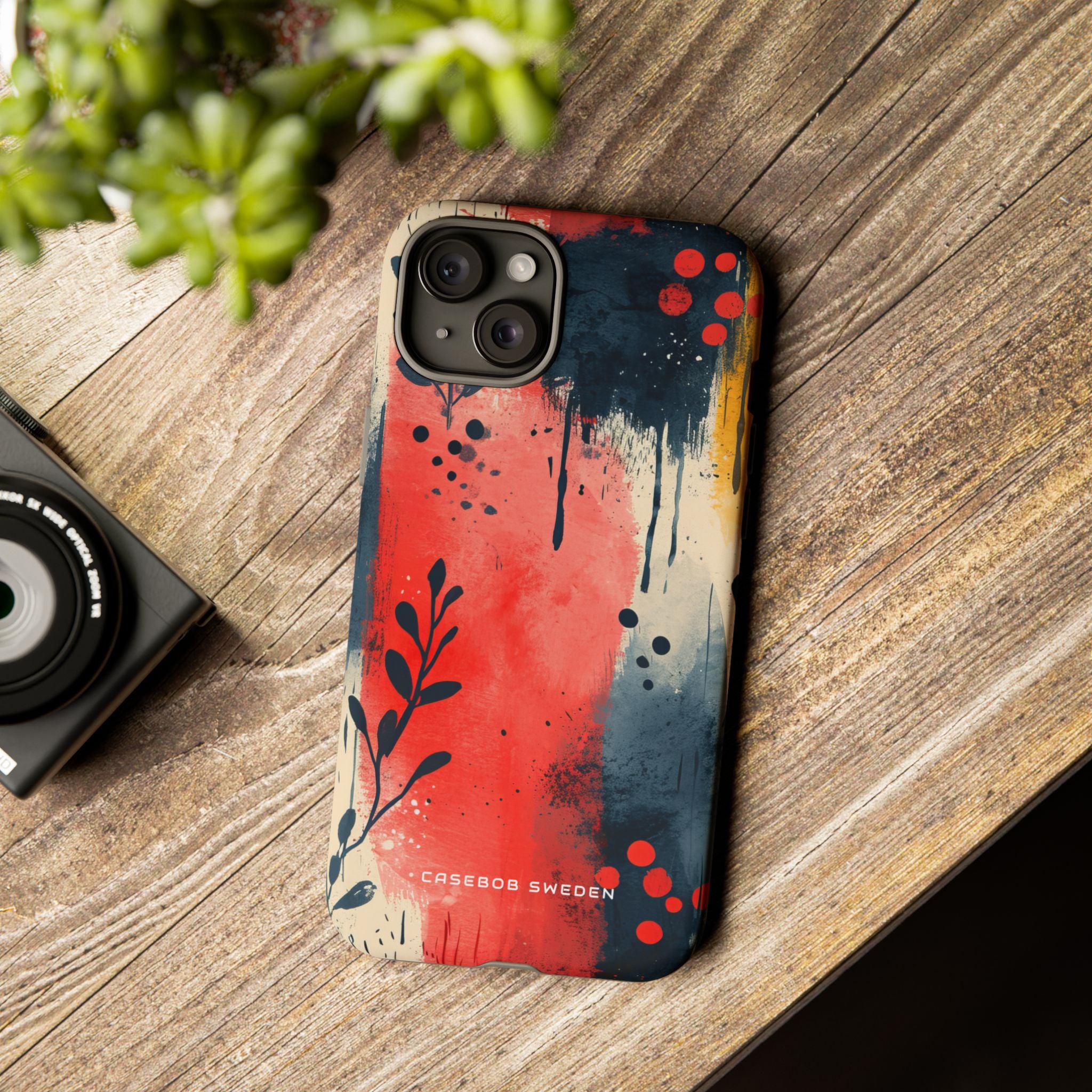 Vibrant Floral Energy iPhone 15 - Tough Phone Case