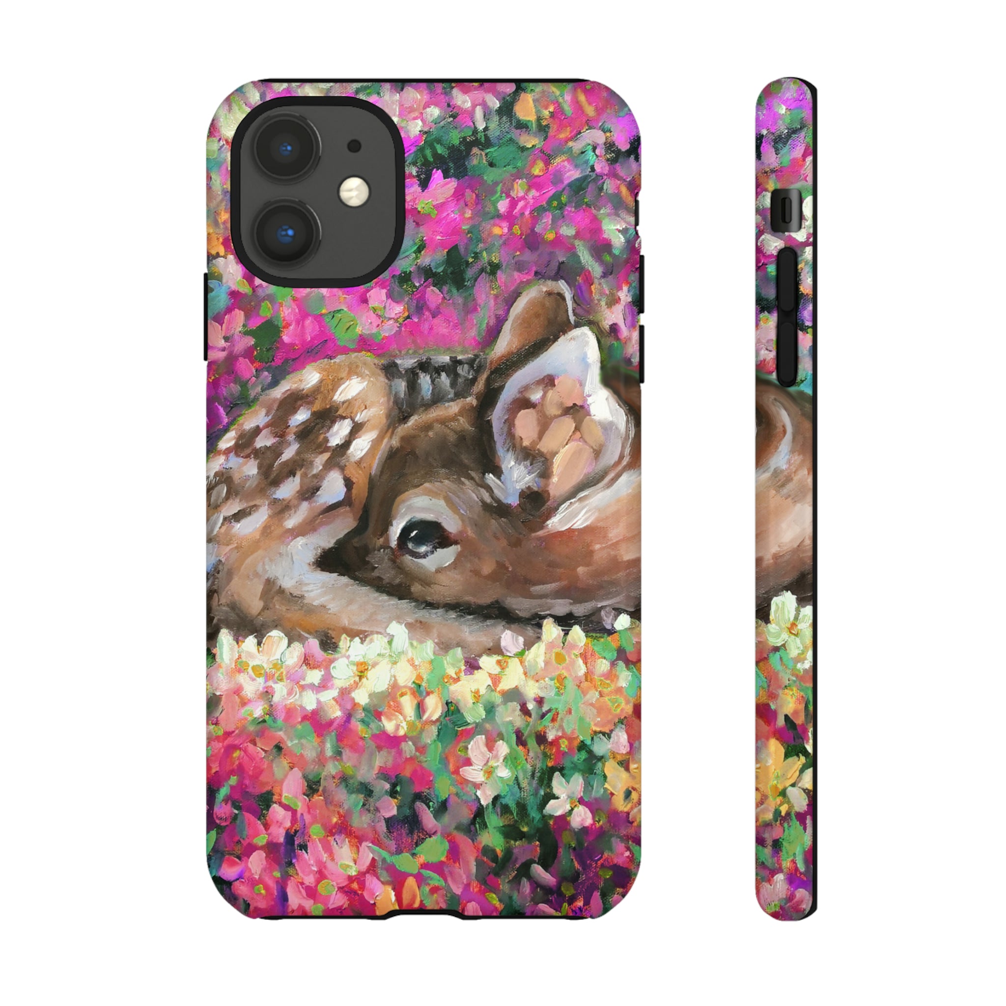 Oil painting - Young Deer - Protective Phone Case