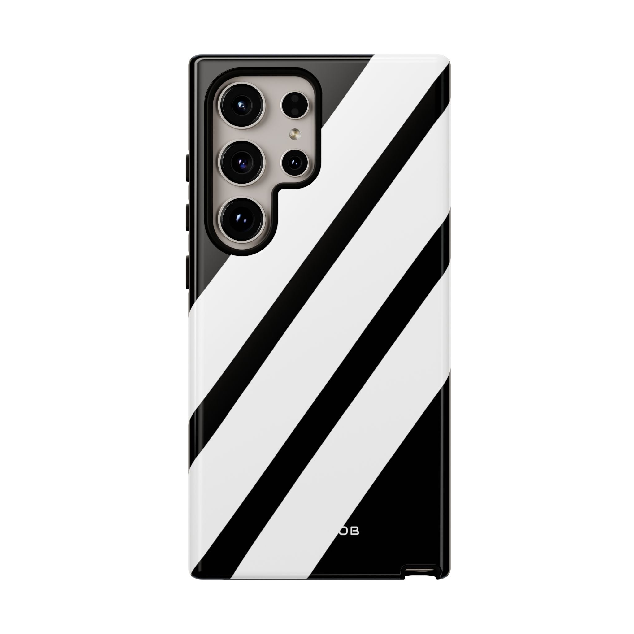 Diagonal Bands Noir Samsung S24 Ultra Case - Tough
