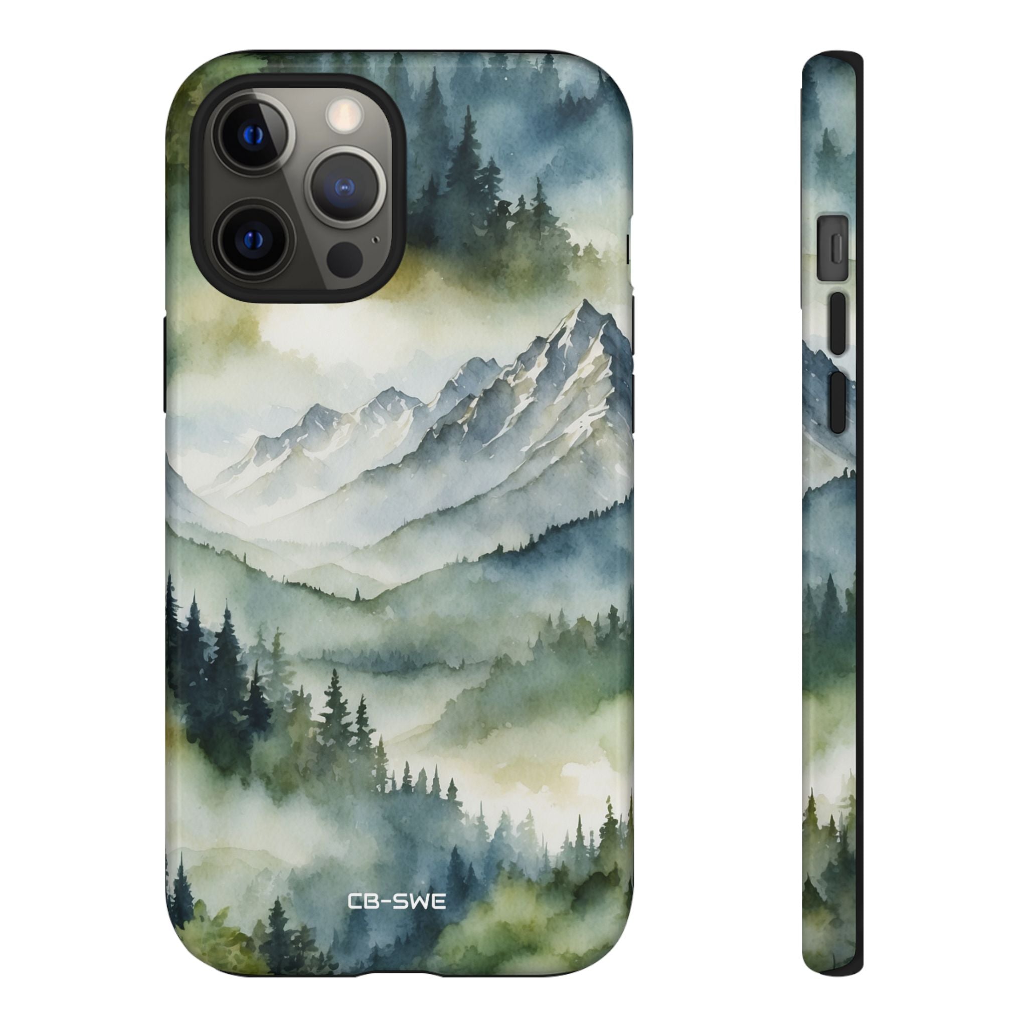 Misty Peaks Emerge - iPhone Case