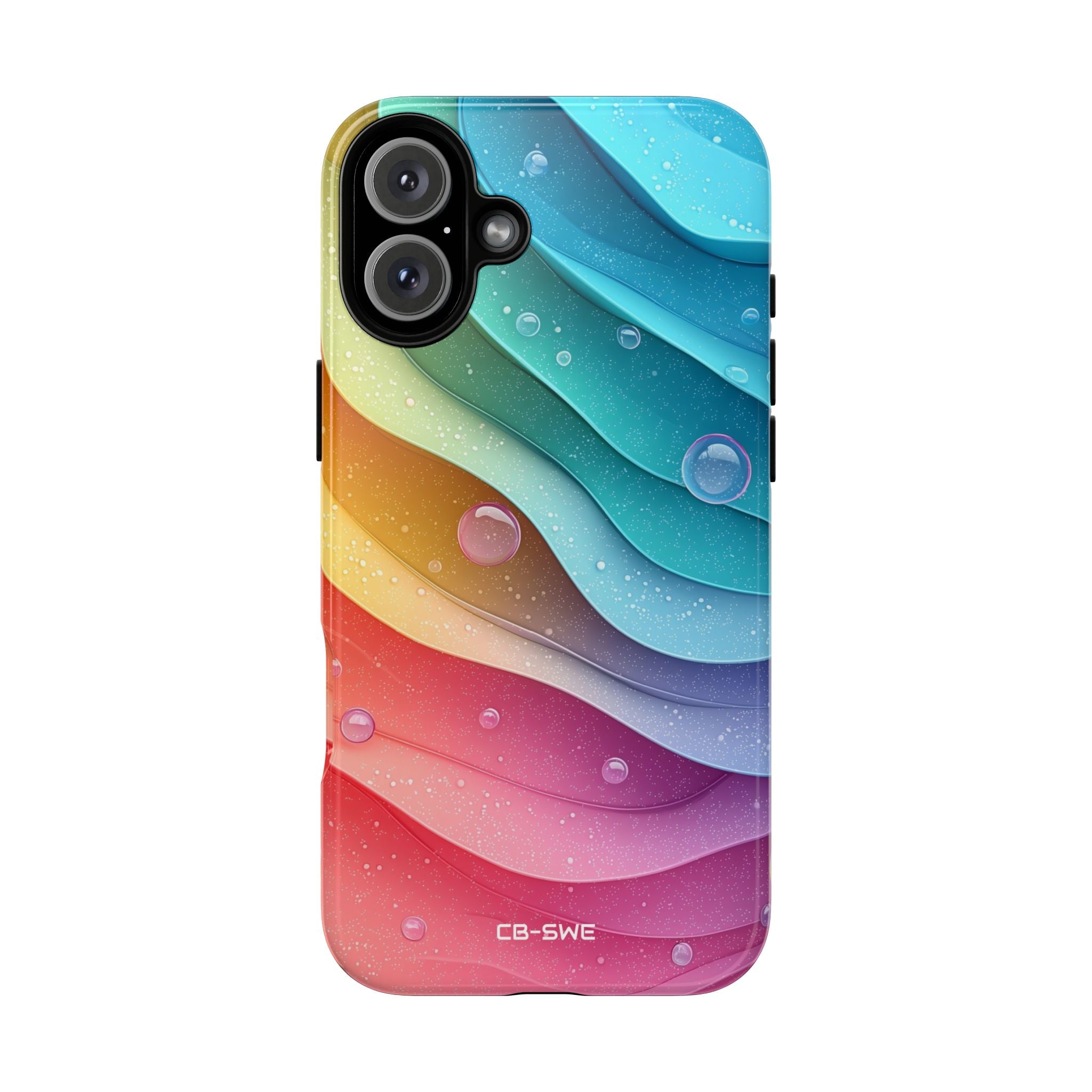 Waves Dance Playfully - iPhone Case