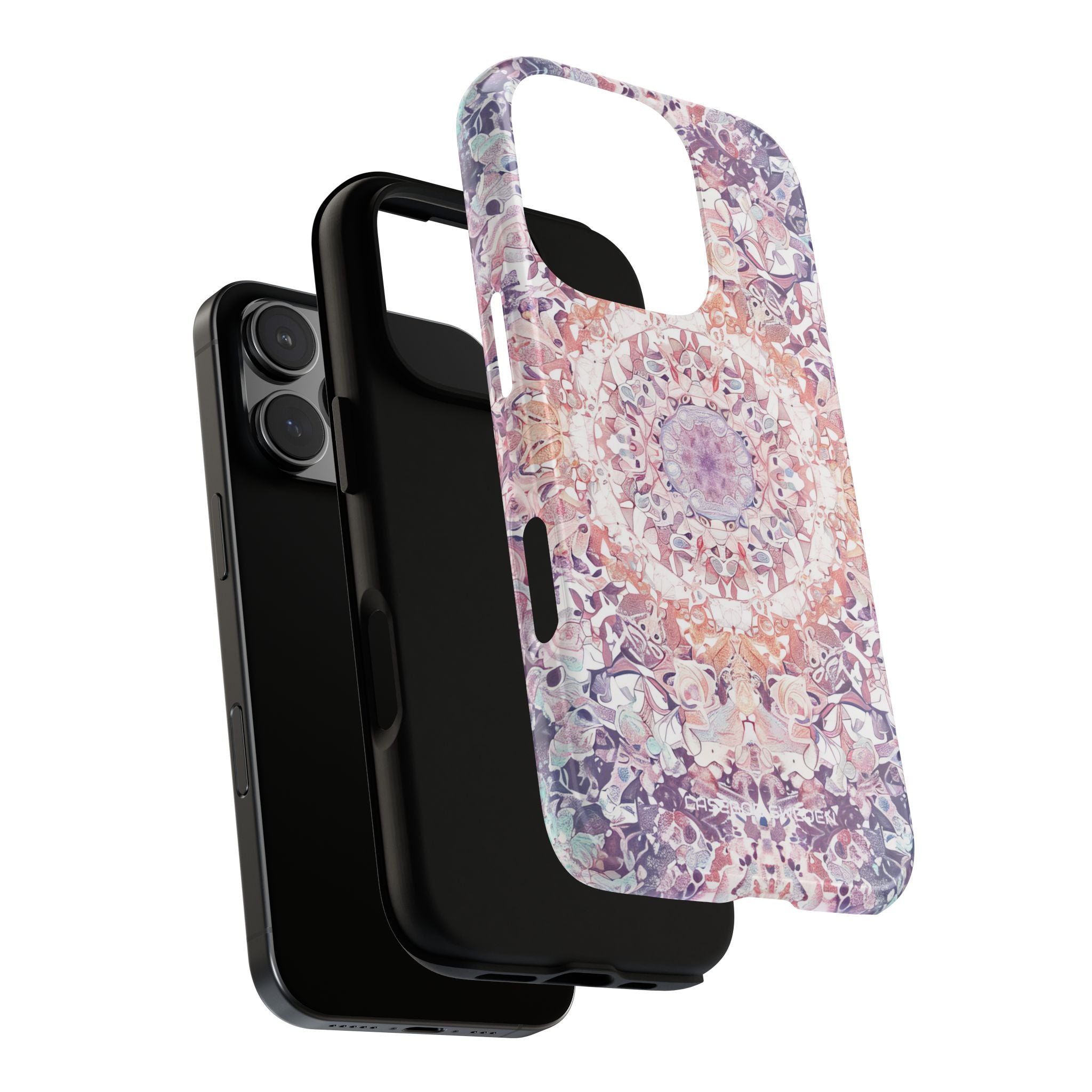 Purple Pink Mandala - Tough iPhone 16 Phone Case