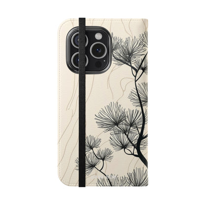 Spiky Tree Sunset - iPhone 15 Pro Case - Wallet