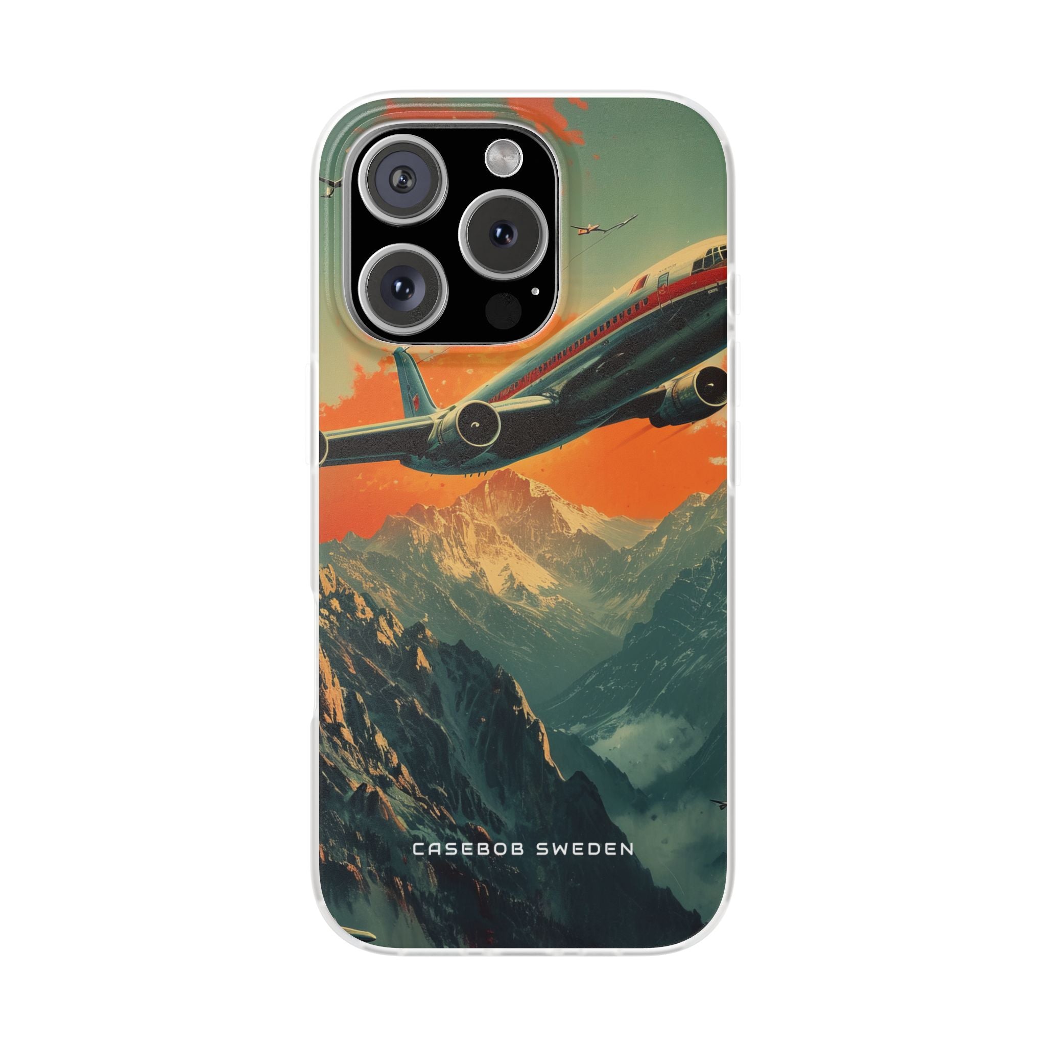 Vintage Skyward Adventure iPhone 16 - Flexi-Telefonhülle