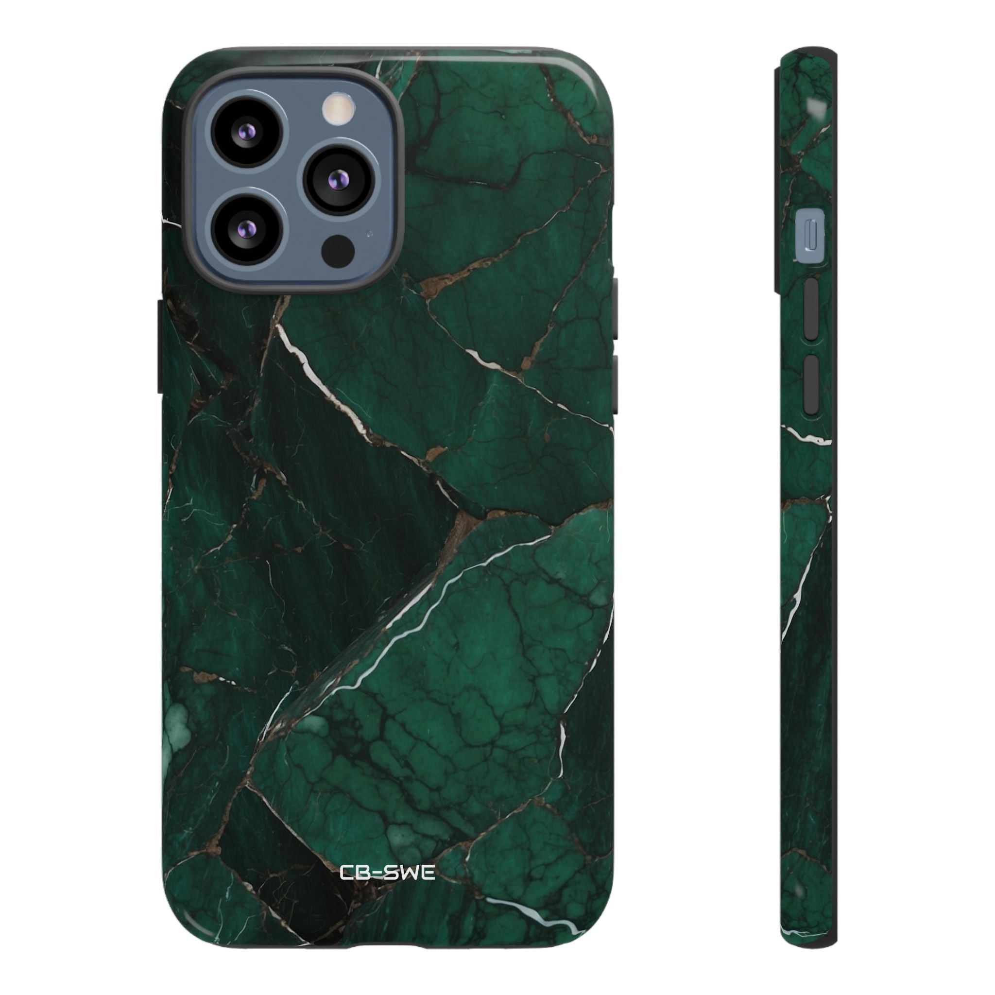 Emerald Veins Flow - iPhone Case