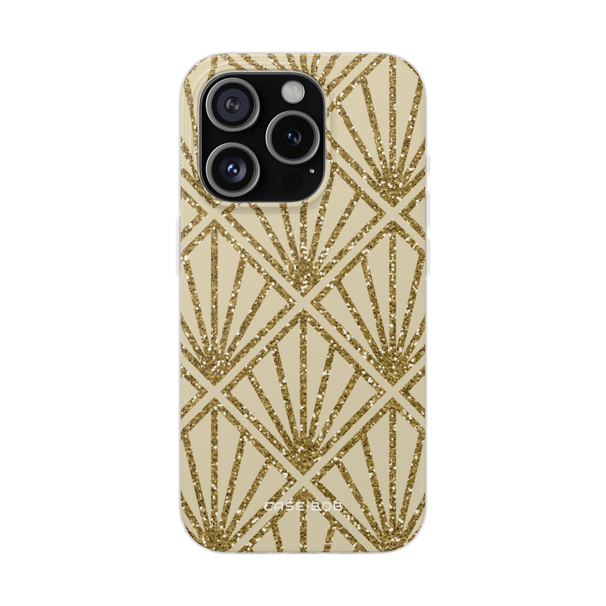 Gold Diamond Radiance iPhone 15 Pro Case - Soft