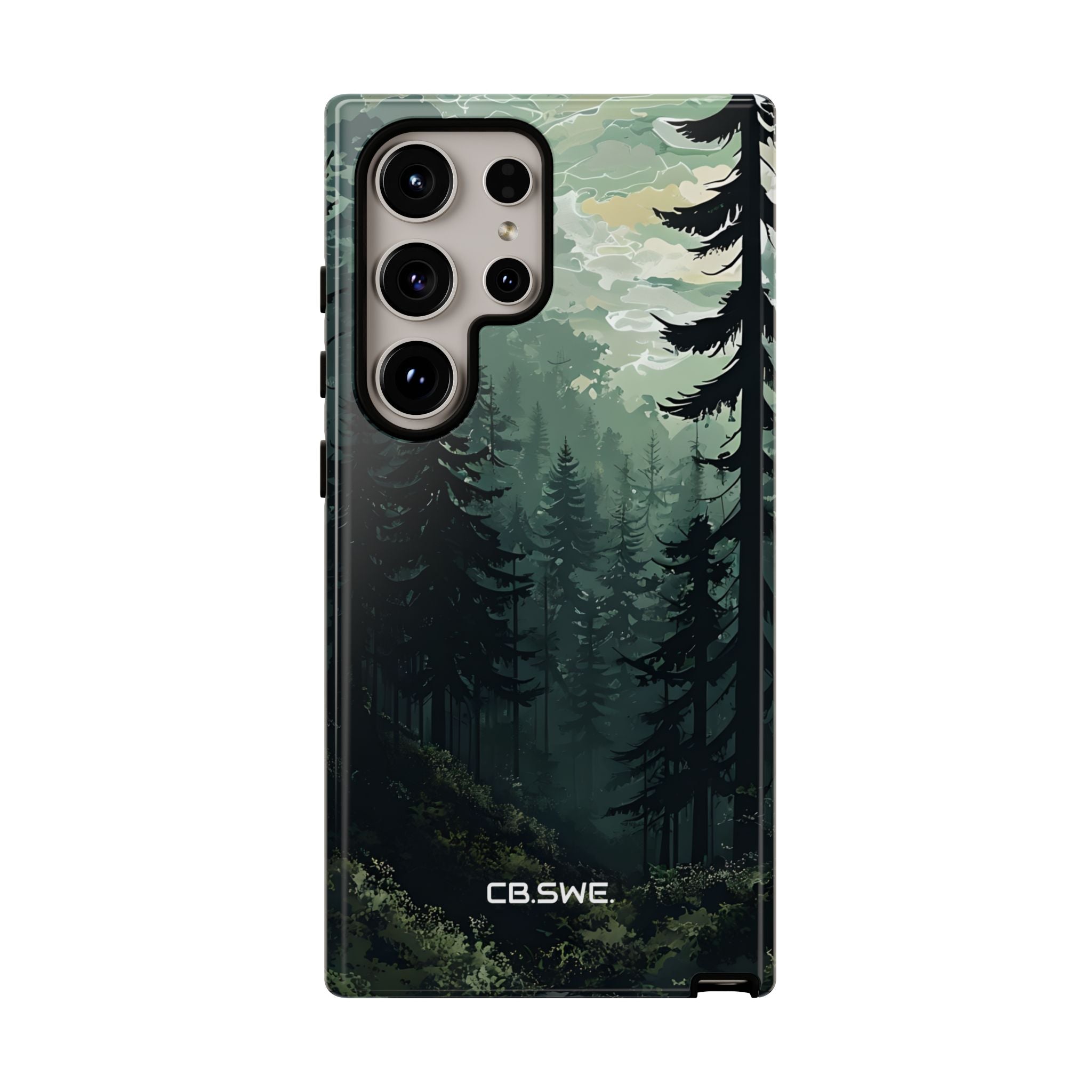 Serene Forest Landscape Phone Cover Samsung S24 - Tough