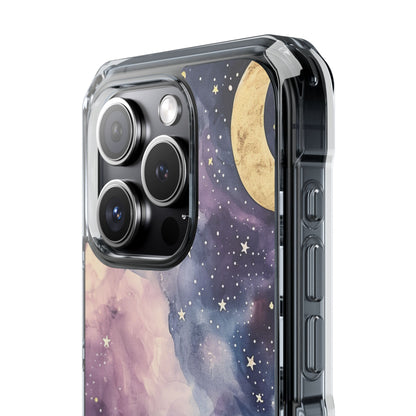 Dreamy Celestial Night - Clear Impact iPhone 15 Phone Case