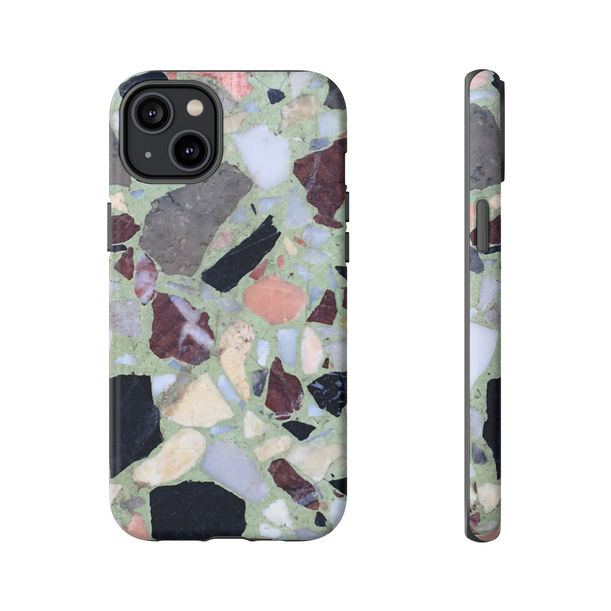 Terrazzo in Green - Protective Phone Case