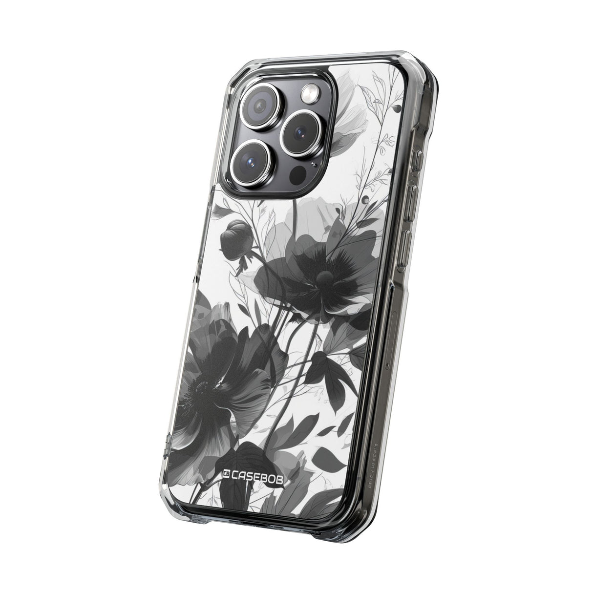 Botanical Elegance - Phone Case for iPhone (Clear Impact - Magnetic)