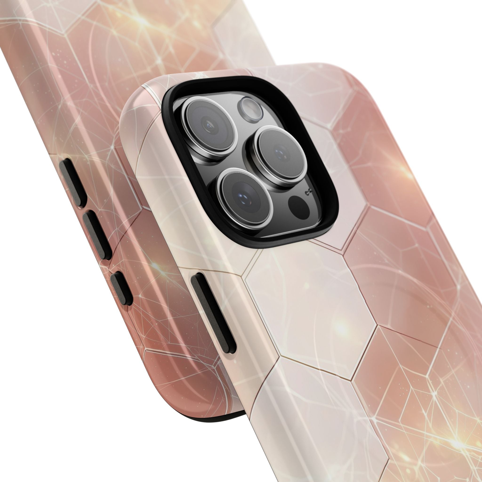 Honeycomb Glow iPhone 16 Pro Max Case - Tough+