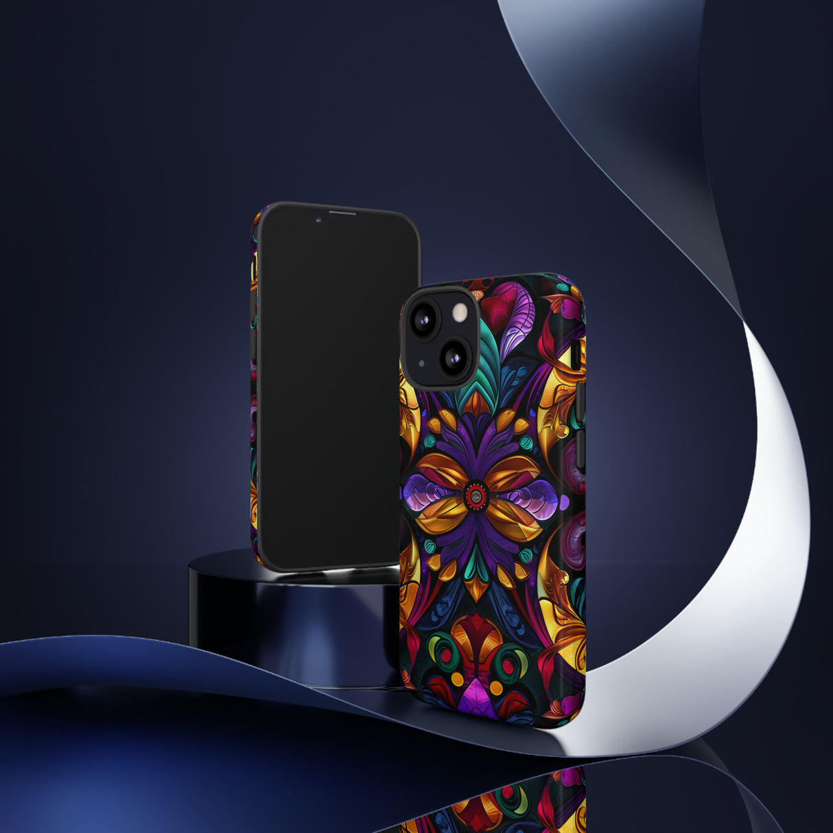 Gothic Stained Glass Majesty - Protective Phone Case