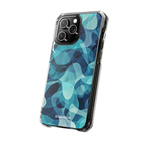 Cool Tones Showcase | Handyhülle für iPhone (Clear Impact Case – magnetisch)