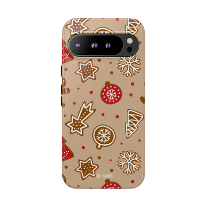 Gingerbread Men Celebrate - Google Pixel Case