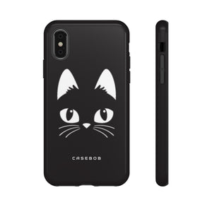 Cartoon Cat Icon - Protective Phone Case