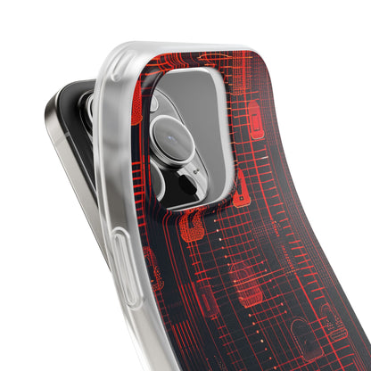 Gradient Cyber Lock iPhone 16 - Flexi Phone Case