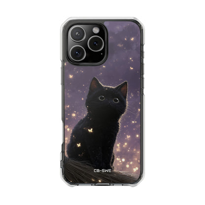 Whimsical Cat Soars iPhone Case - Impact