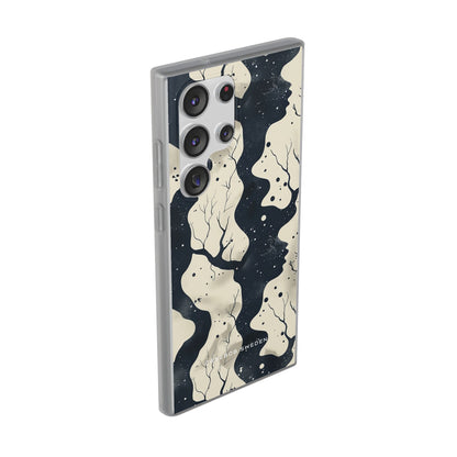 Organic Fluid Silhouettes with Cosmic Depth Samsung S23 - Flexi Phone Case