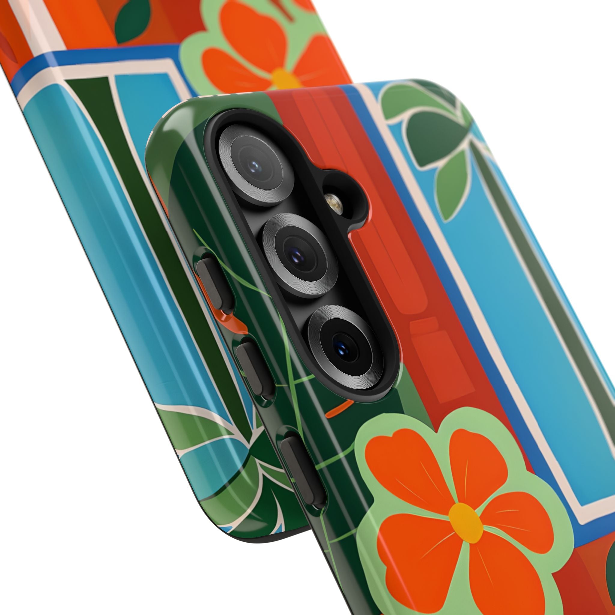 Orange Blossom Burst Samsung S25 Case - Tough