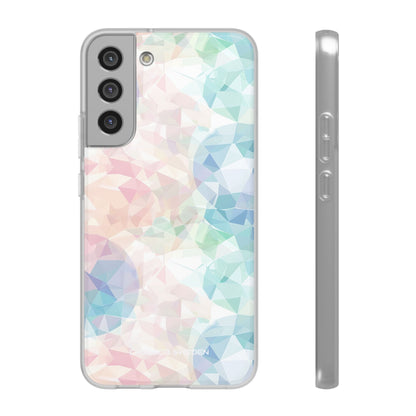 Pastel Geometry Background - Flexi Samsung S22 Phone Case