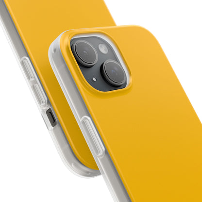 Amber Yellow - Flexi iPhone 15 Phone Case