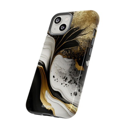 Gold Swirl Elegance - iPhone Case