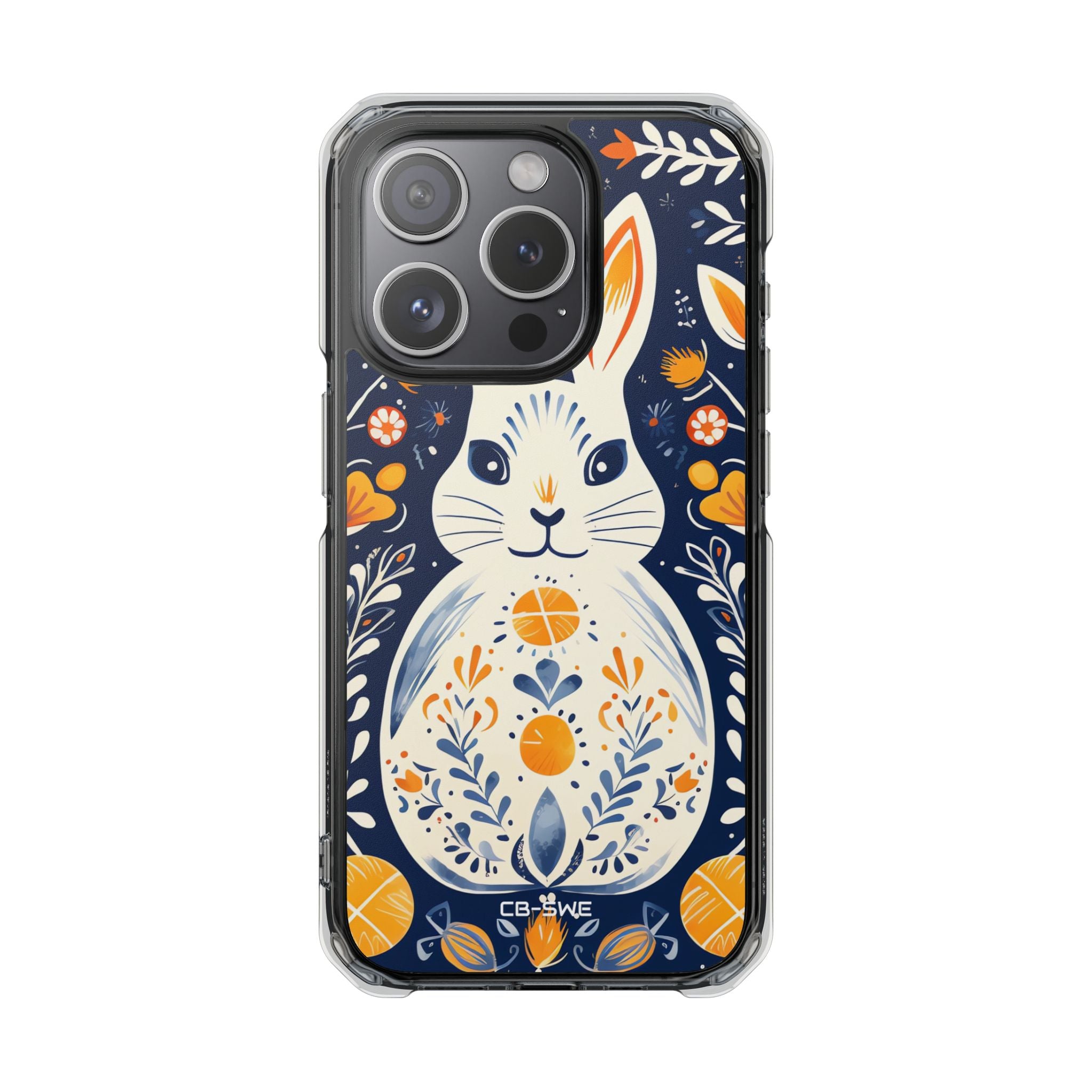 Floral Rabbit Joy iPhone Case - Impact