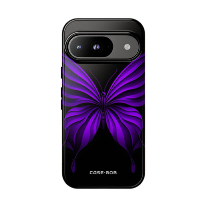 Violet Monarch Google Pixel 9 Case - Tough