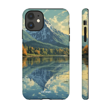 Mountain Reflects Calm - iPhone Case