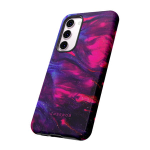 Deep Purple Ink Art - Protective Phone Case