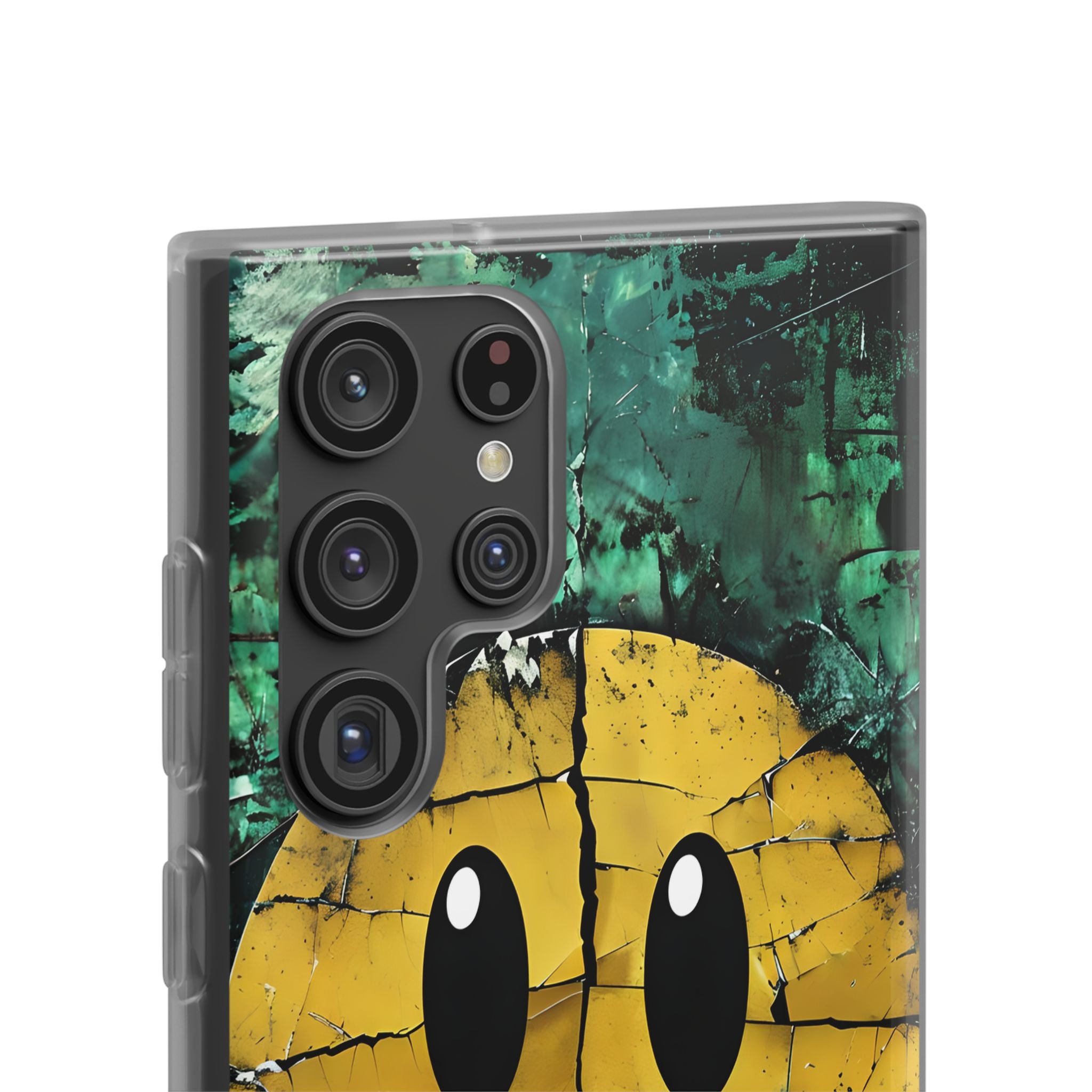 Cracked Smiley Samsung S22 Ultra - Soft Case