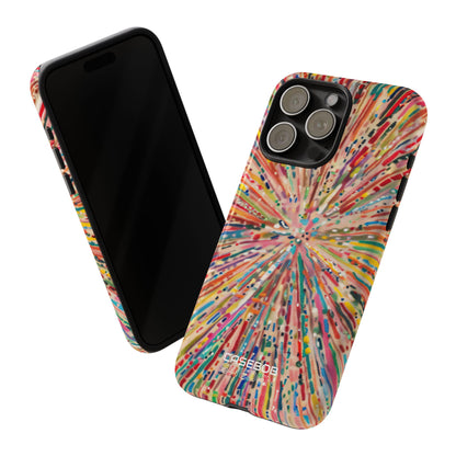 Esplosione di Colori Radianti iPhone 15 - Tough